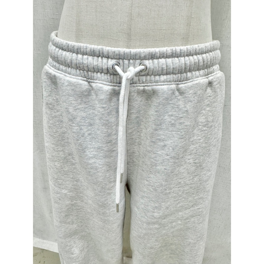 Abercrombie & Fitch Sunday Barrel Sweatpants Women Medium Heather Gray Wide Leg - Picture 8 of 13